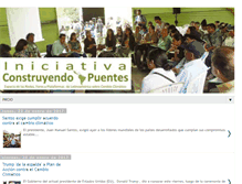 Tablet Screenshot of construyendo-puentes.org